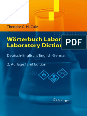 Wörterbuch Labor - Laboratory Dictionary (DE-EN)