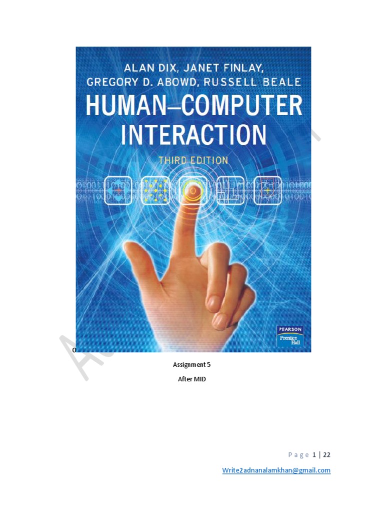 Human Computer Interaction | PDF | Usability | Design