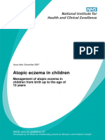 Atopic Eczema NICE Guideline PDF