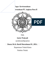 Satrio Wahyudi - Tugas Kewirausahaan Perusahaan Angkasa Pura II