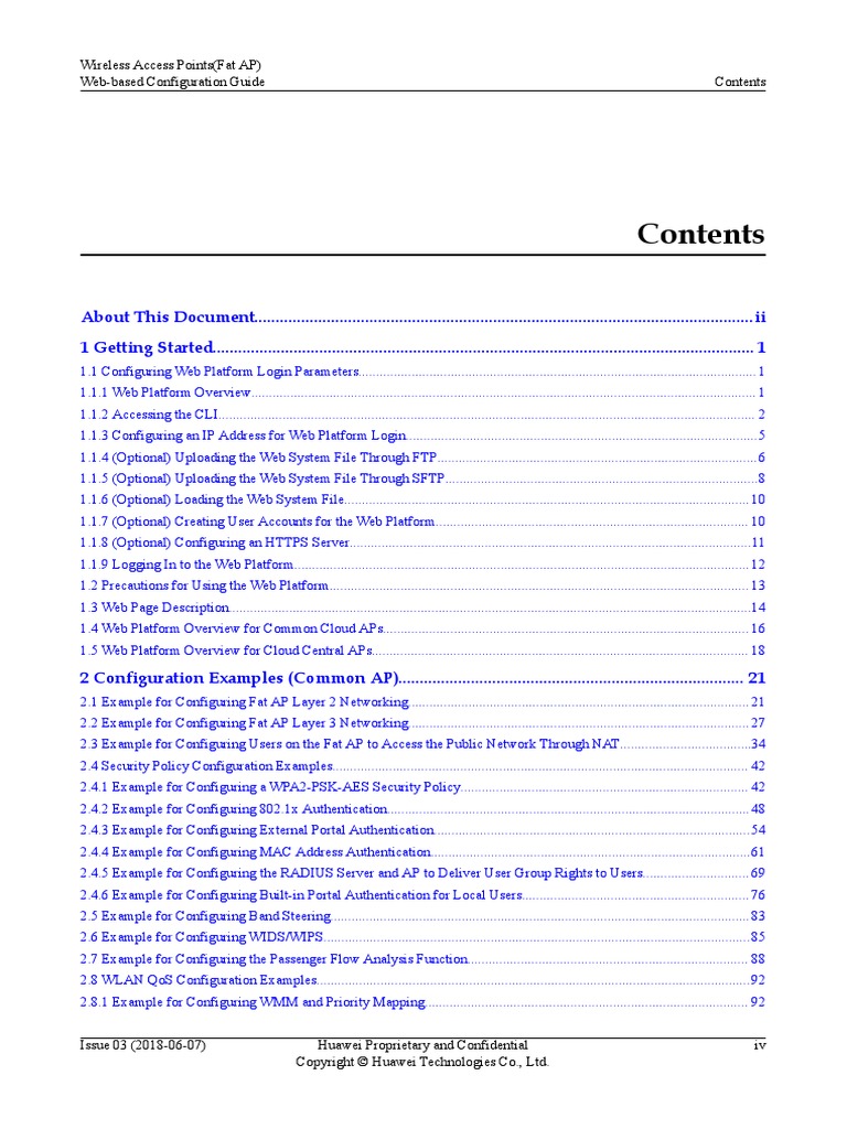 Wireless Access Points (Fat AP) Web-Based Configuration Guide | PDF ...