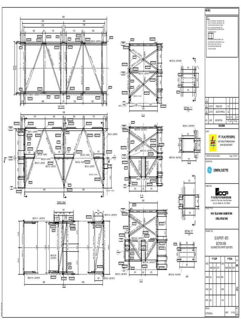 Disconnector Support Drawing S2DAT-IB572 | PDF | Screw | Metalworking