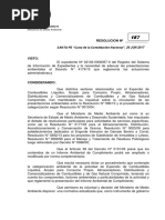 Resolución que aprueba requisitos para presentaciones ambientales de expendios de combustibles