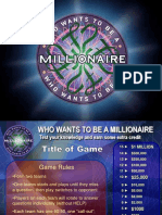 millionare game template.ppt