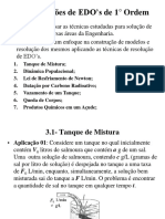 Aula 04 - Equações Diferenciais de 1° Ordem - Aplicações