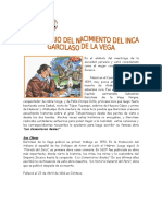 12 de ABRIL - Aniversario Del Nacimiento Del Inca Garcilaso de La Vega.