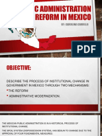 Mexico's Public Administration Reform