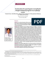 Brief Group Psychoeducation For Psychogenic Nonepileptic Seizures: A Neurologist-Initiated Program in An Epilepsy Center