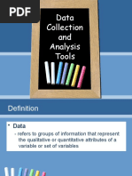 Data Collection and Analysis Tools