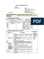 Sesión de Aprendizaje 29.08.2018