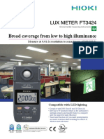 Broad Coverage From Low To High Illuminance: Lux Meter