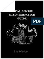 Vassar College Disorientation Guide 2018