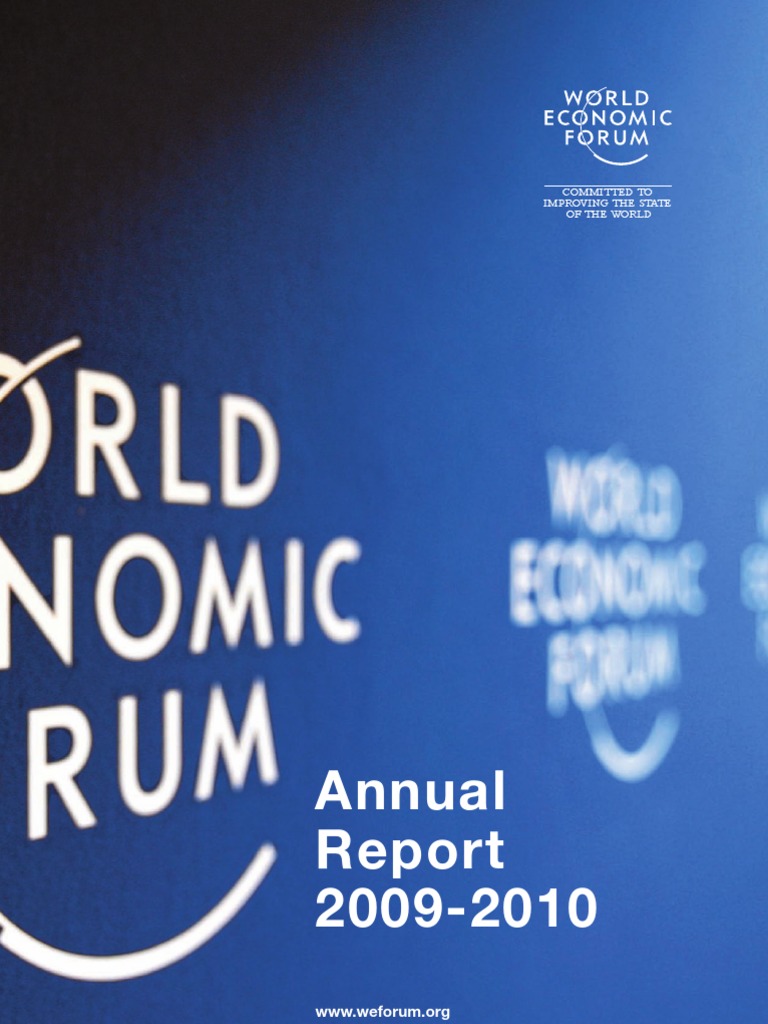 World Economic Forum - Annual Report 2009/2010 | PDF | World Economic ...