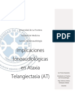 Implicaciones fonoaudiológicas en Ataxia Telangiectasia