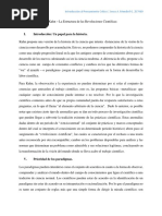 T.Kuhn - Sinopsis sobre La Estructura de las Revoluciones Científicas