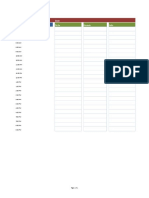 Daily planner template with time slots