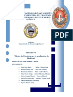 Diseño de Reactor para La Produccion de Biodiesel