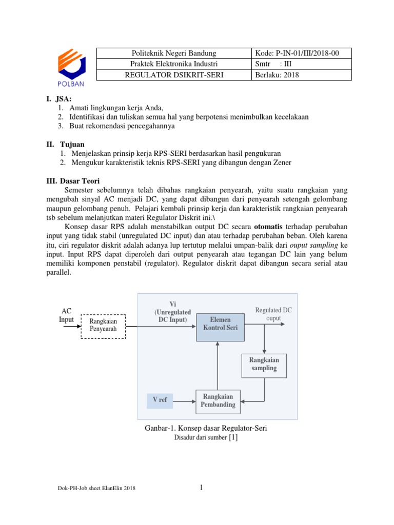 Rangkaian RPS Seri dalam Praktek Elektronika | PDF