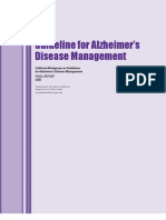 Guideline For Alzheimer'S Disease Management: Final Report 2008