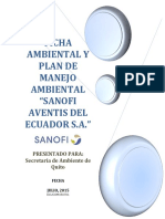 Ficha Ambiental Y Plan de Manejo Ambiental "Sanofi Aventis Del Ecuador S.A."