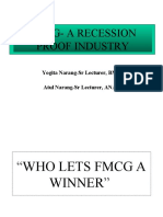 Fmcg-A Recession Proof Industry