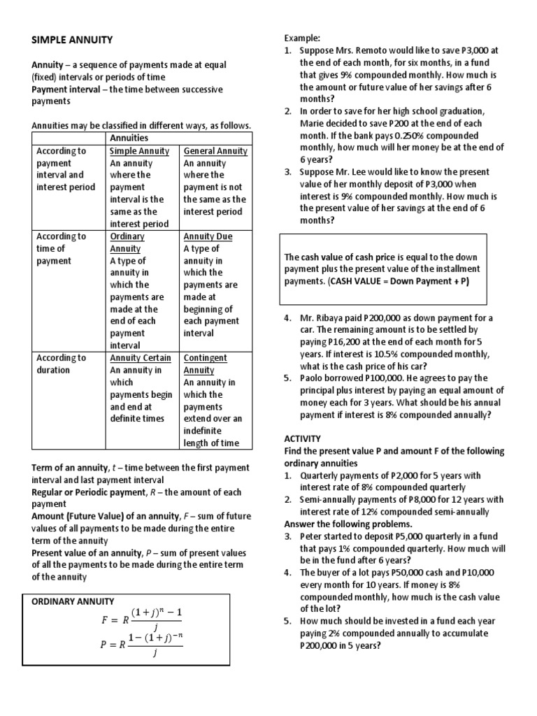 The Ultimate Guide To The Present Value Of Annuity Table For Beginners - goxt8w1