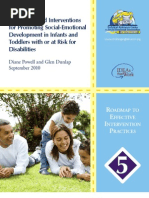 Download Roadmap 5 Family-Focused Interventions for Promoting Social-Emotional Development in Infants and Toddlers with or at Risk for Disabilities by Pyramid Model Consortium SN38761575 doc pdf