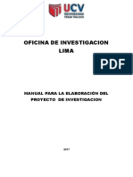 Manual Elaboracion Proyectos de Investigacion