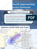 (KOICA) Infographic - Typhoon Preparedness Tips For KOICA Fellows