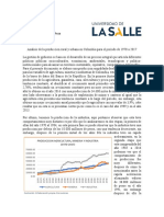 Análisis de La Produccion Rural y Urbana en Colombia para El Periodo de 1970 A 2017