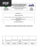 Method Statement of Pile Driving Analyzer