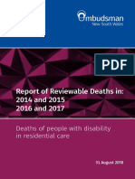 Report of Reviewable Deaths in 2014 2017