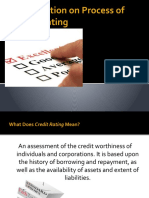 Presentation On Process of Credit Rating