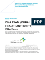 Dha Exam, Dha License Exam, Dha Exam Registration Process