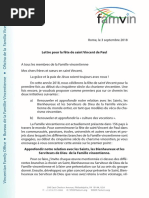 [FRA] Supérieur général de la Famille Vincentienne - SVP fête 2018