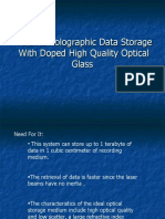 Volume Holographic Data Storage1