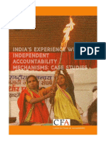 Case Study on India’s Experience With Independent Accountability Mechanisms
