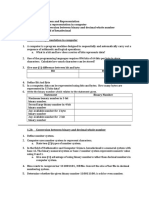 Computer Data Representation