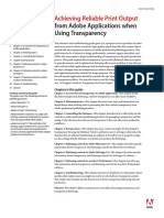 From Adobe Applications When Using Transparency: Achieving Reliable Print Output