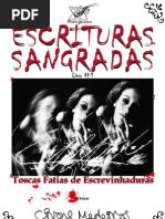 "Escrituras Sangradas - Toscas Fatias de Escrevinhaduras" de Civone Medeiros