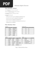 Relational Algebra Exanples