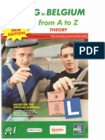 Driving in Belgium From a to Z Theory Book
