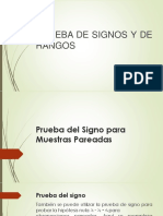 Prueba Del Signo para Muestras Pareadas