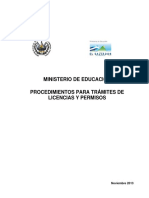 Procedimientos Tramites de Licencia Versión 20 de Noviembre 2013-1 PDF