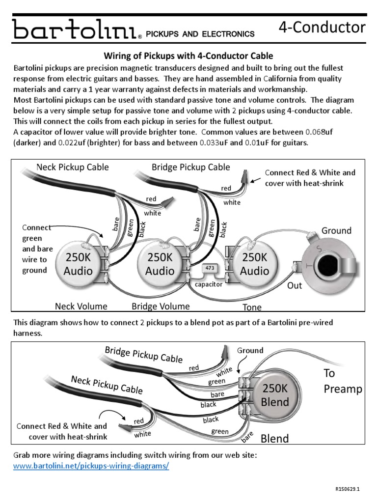 4 Conductor Wiring Diagram | PDF | Sound Technology | Celtic Musical