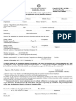 Hostel Form PDF