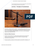 Indian Judicial Doctrines - Principles of Constitutional Law Explained