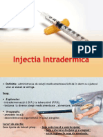 Injectia intradermica