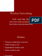 Wireless Networking: TGIF, April 18th, 2003