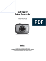 DVR 785HD Camera Manual